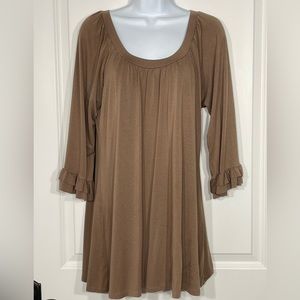 Cezanne brown blouse